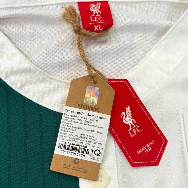 Áo Liverpool FC Retro 95 96 Mens Green White Carlsberg Soccer Jersey - A22HS04 - 1341