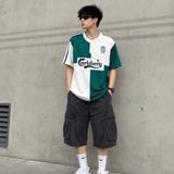 Áo Liverpool FC Retro 95 96 Mens Green White Carlsberg Soccer Jersey - A22HS04 - 1341