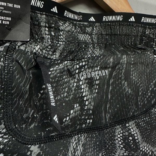 Quần Short thể thao Adidas Phủ Họa Tiết Own the Run Excite AEROREADY - IS9582 - 1140