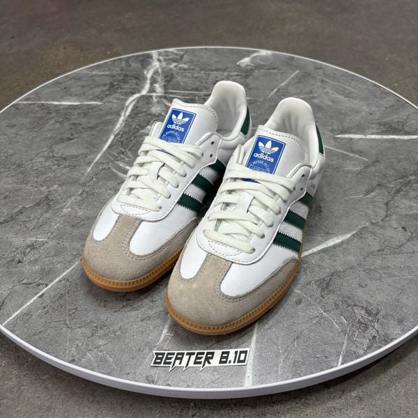 459 - Giày Adidas Samba OG 'White Green' - IE3437
