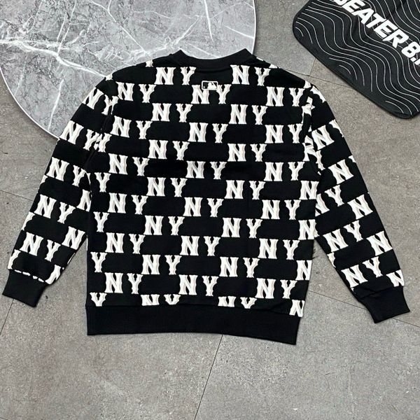 300 - Áo MLB Sweater Monogram NY Logo Overfit New York Yankees - 3AMTM0231