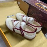 868 - Giày Jeep Lifestyle Shoes W Low-top Beige Red - P651W13111