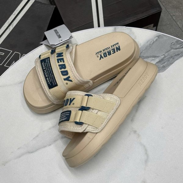 337 - Dép Nerdy Fabric Handle ‘Camel’ - PNEU21AEO11403