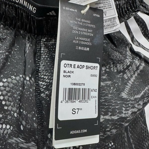 Quần Short thể thao Adidas Phủ Họa Tiết Own the Run Excite AEROREADY - IS9582 - 1140