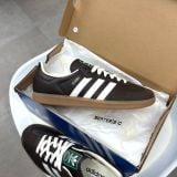 Giày Adidas Samba OG Dark Brown Off White Gum - JR0891 - 1114
