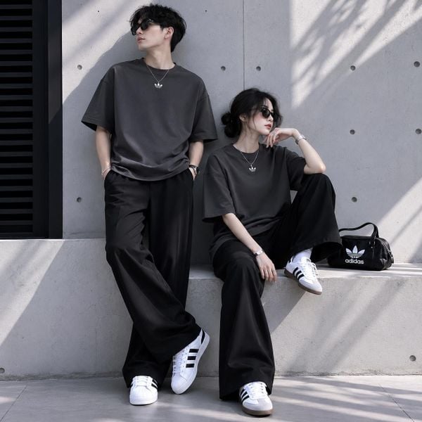 Áo Thun Adidas Unisex Washed Black - JI5729 - 1200