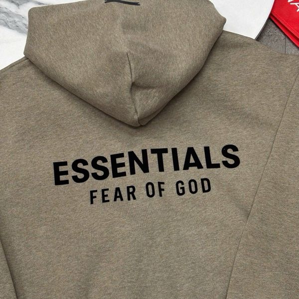 992 - Áo Hoodie Fit Fleece Zip Up Fear of God Essentials Classic 'Homestead' 2025 - 192AS254781F