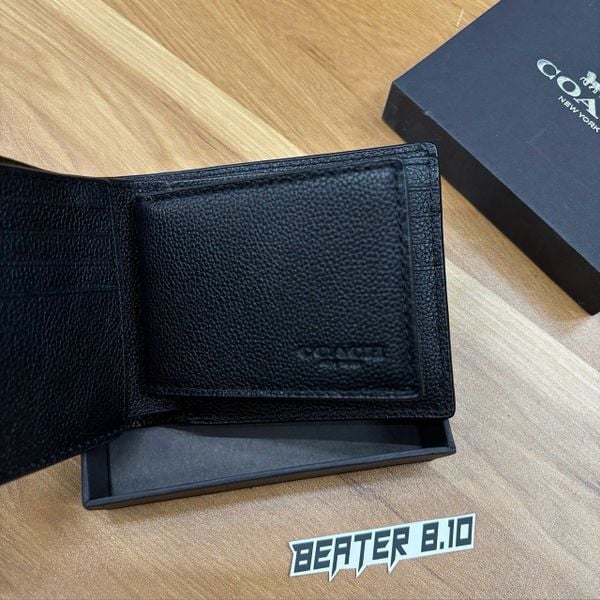 906 - Ví Coach Nam 3‑In‑1 Wallet With Coach Graphic – CZ501