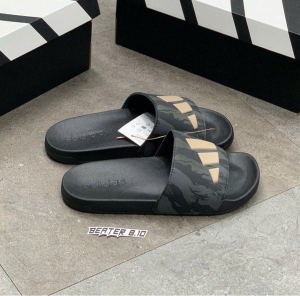929 - Dép Adidas Adilette Shower Slides Camo Green - JR9231