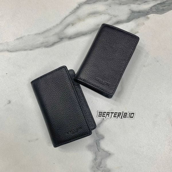 832 - Ví Coach Nam Card Wallet With Signature Canvas - D2480-76313