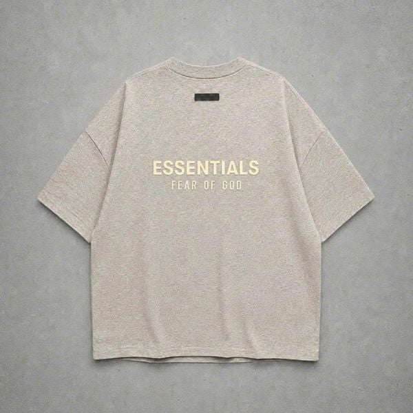 Áo Thun Fear of God Essentials FW23 V-Neck Core Heather - 125BT234114F - 479