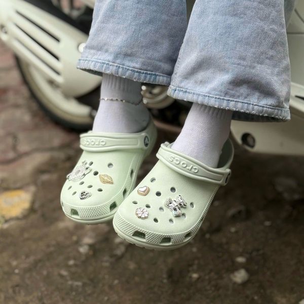 909 - Dép Sandal Clog Unisex Crocs Classic Mint Tint - 10001-3YF