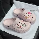 Dép Sandal Clog Unisex Crocs Baya Barely Pink - 10126 - 1043