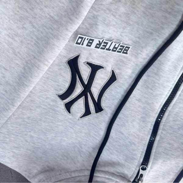 971 - Áo Khoác Zip New Era New York Yankees Grey - 18714279