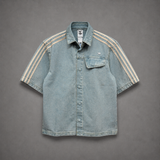 Áo Sơ Mi Denim Adidas Unisex Premium Essentials Shortsleeve - JY2871  - 1175