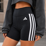 Quần Adidas Short Legging 3 Sọc Optime Essentials - JD6536 - 1188