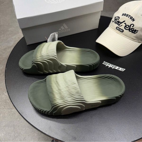 312 - Dép Quai Ngang Adilette 22 'Silver Green' - IG7494