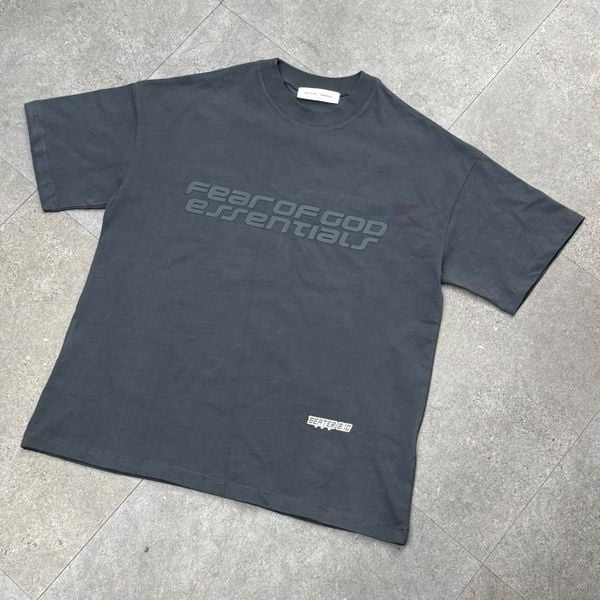 1039 - Áo Fear of God Essentials 90's Tee Vintage Black - 125HO254473F