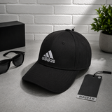 Mũ Nón Adidas Cotton Baseball Cap Black - FK0891 - 1184