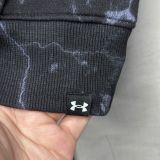 Áo Sweater Under Armour Project Rock Rival Fleece Disrupt Printed Crew Sweatshirt 'Black Grey' - 1373566-001 - 1274
