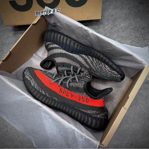 93 - Giày Adidas Yeezy Boost 350 v2 Carbon Beluga - HQ7045