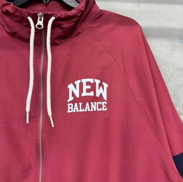 Áo Khoác New Balance Women's Wind Full Zip College Windbreaker - WJ13800 - 1466