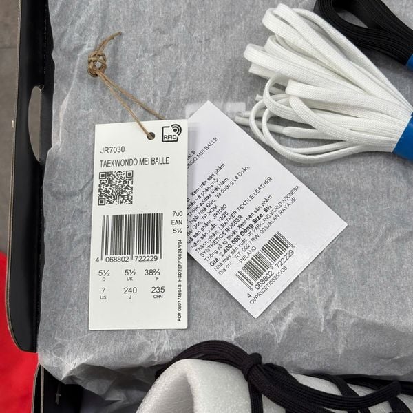 Giày Adidas Originals Nữ Taekwondo Mei Cloud White - JR7030 - 1445