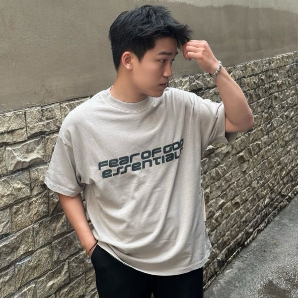 Áo Fear of God Essentials 90's Tee Vintage Grey - 198437762520 - 1064