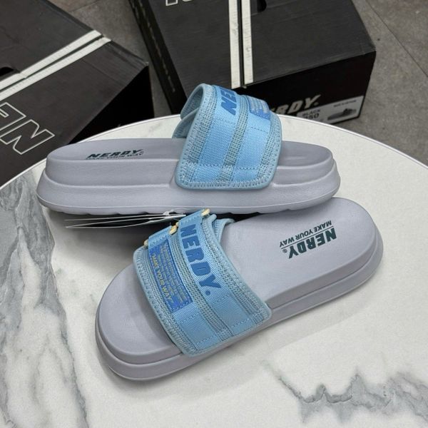 336 - Dép Nerdy Fabric Handle ‘Blue Light’ - PNEU21AEO11403