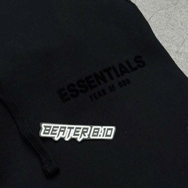 Quần Fear Of God Essentials Relaxed Black Sweatpants - 130BT212170F - 1090