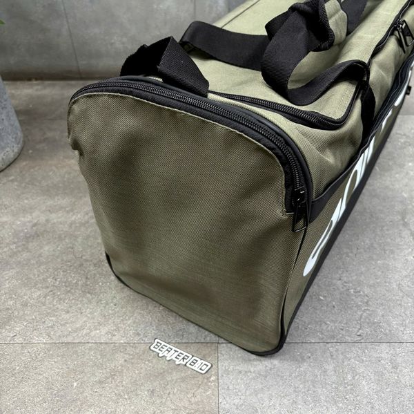 Túi Adidas Duffel Linear Essentials Olive Strata Cỡ Vừa - HR5350 - 1375