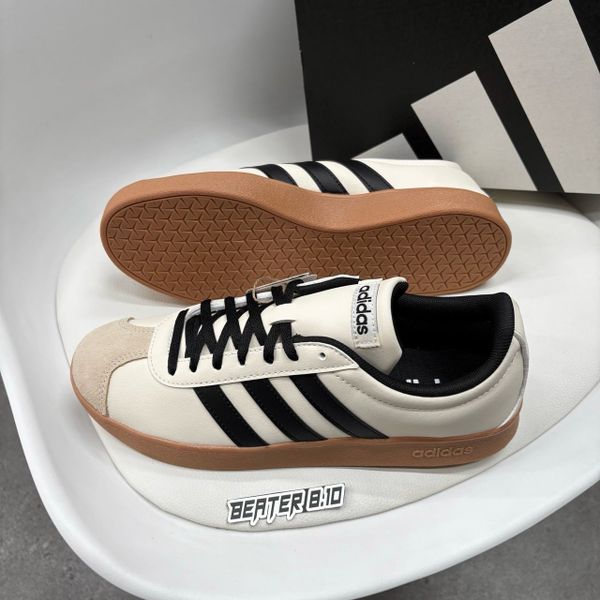 Giày Thể Thao Adidas VL Court Base Crystal Sand - JR6912 -1202