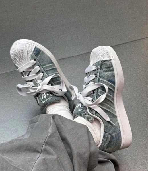 Giày Adidas Superstar 82 Washed Denim 
