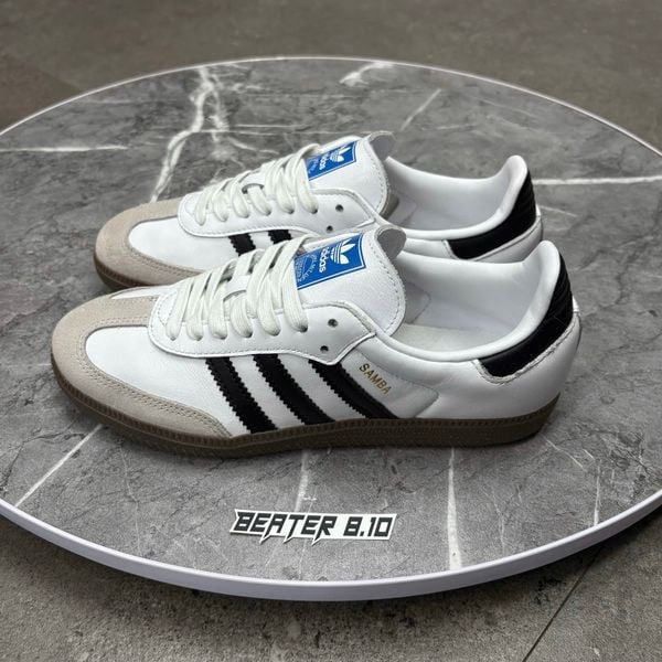 352 - Giày Adidas Samba OG White Black Gum - B75806