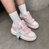 747 - Giày MLB Chunky Liner Mid Classic Mono New York Yankees Pink - 3ASXCMM4N-50PKS