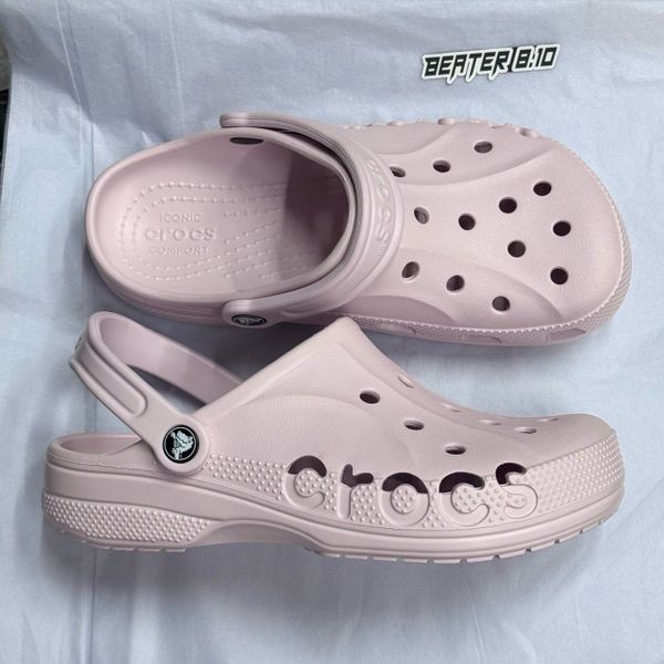Dép Sandal Clog Unisex Crocs Baya Barely Pink - 10126 - 1043