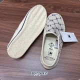 392 - Giày MLB Mule Playball Dia Monogram NY 'Grey Beige' - 3AMUMDB2N-50BGS