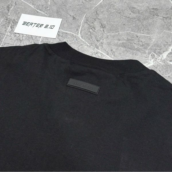 443 - Áo Fear Of God Essentials 'Jet Black' SS24