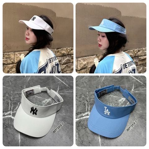 873 - Mũ Nón MLB Visor nửa đầu Basic Sun chơi Pickleball - 3ASC00123