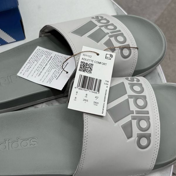 Adidas Adilette Comfort Slide 'Grey Charcoal' - IG1122 - 1146
