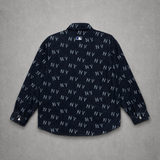 Áo Sơ Mi MLB Denim Unisex Classic Monogram Jacquard - 3ADRM0141-50NYD - 1352