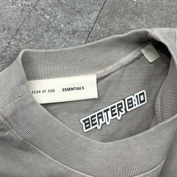 Áo Fear of God Essentials 90's Tee Vintage Grey - 198437762520 - 1064