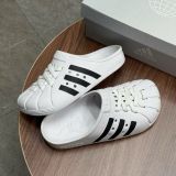 390 - Dép Sục Adidas Adilette Clogs White Black - FY8970