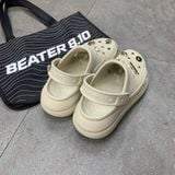 429 - Giày Clog Unisex Crocs Crush Classic Bone - 207521-2Y2