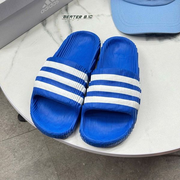 329 - Dép Quai Ngang Adidas Adilette 22 'Blue' - IF3667