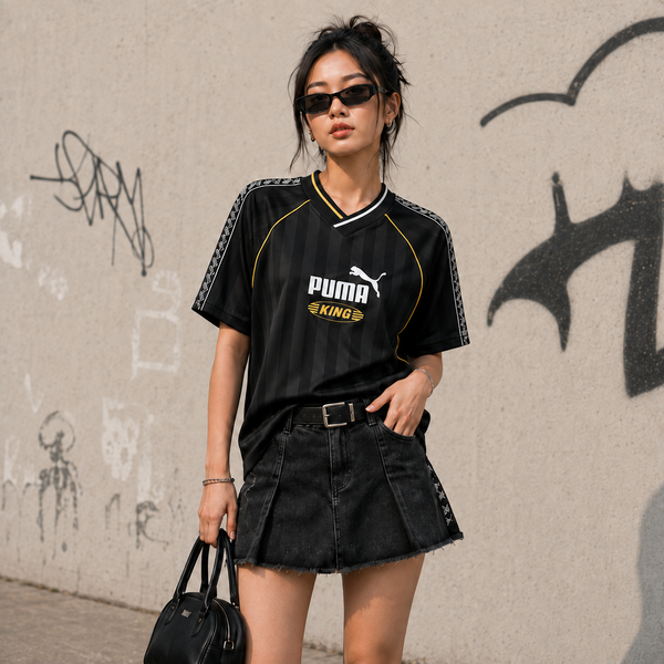 Áo Thun Puma KING Relaxed Football Jersey - 632563-01 - 1412