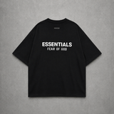 Áo Fear of God Essentials Jersey Crewneck T-Shirt Black SS25 - 125HO244360F - 899