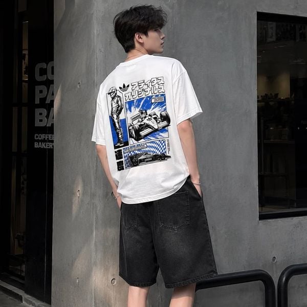 Áo Adidas Japanese Racing Manga Graphic Tee - HY2085 - 1212
