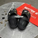 418 - Dép Sandal Clog Unisex Crocs Classic (Black/ White/ Bone/ Blue)