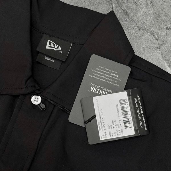 838 - Áo Sơ Mi New Era Yankees Styles Black Woven Shirt - 13957236